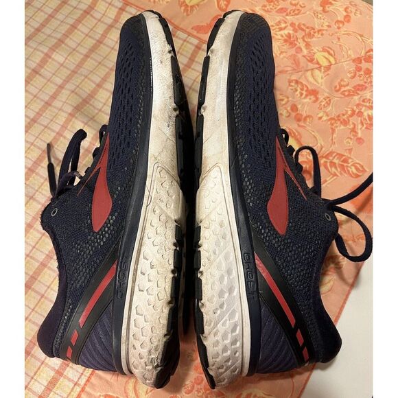 Brooks Mens Ghost 11 1102881D428 Blue Red Running Shoes Sneakers Size 12.5 D GUC - Picture 8 of 16